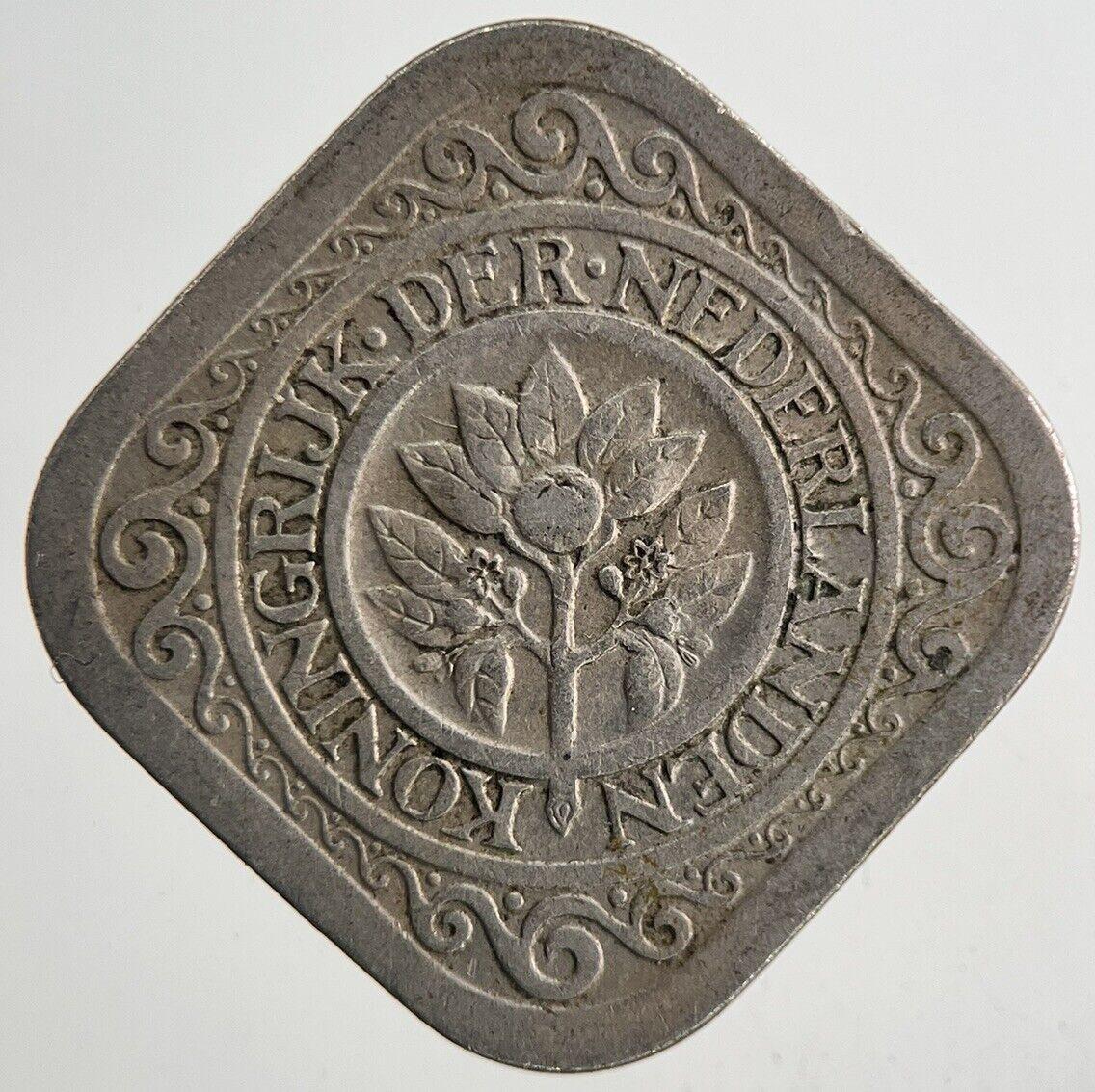 1914 Netherlands 5 Cent Coin | Fine Collectable Grade