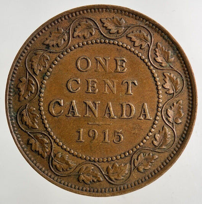 1915 Canada 1 One Cent Coin | Fine Collectable Grade