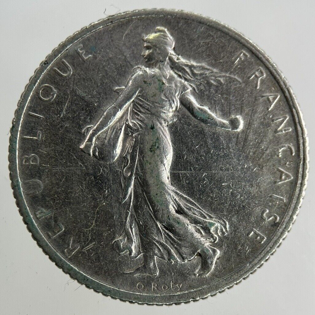 1915 France 1 Franc Silver Coin | Fine Collectable Grade