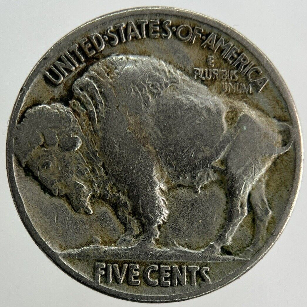 1914 US USA Buffalo Nickel Coin | Fine Collectable Grade