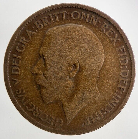 1915 George V Half-Penny Coin | Collectable Grade