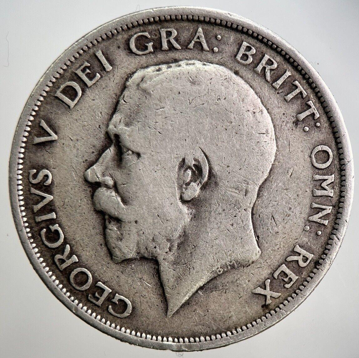 1915 George V Half-Crown Silver Coin | Fine Collectable Grade | a3160