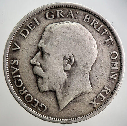 1915 George V Half-Crown Silver Coin | Fine Collectable Grade | a3160