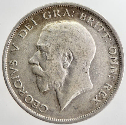 1915 George V Half-Crown Silver Coin | Fine Collectable Grade | a8532