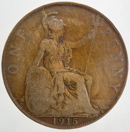 1915 George V One Penny Coin | Collectable Grade