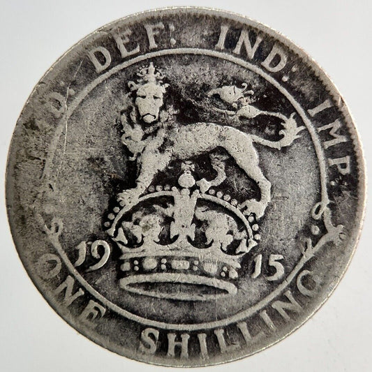 1915 George V Shilling Silver Coin | Collectable Grade