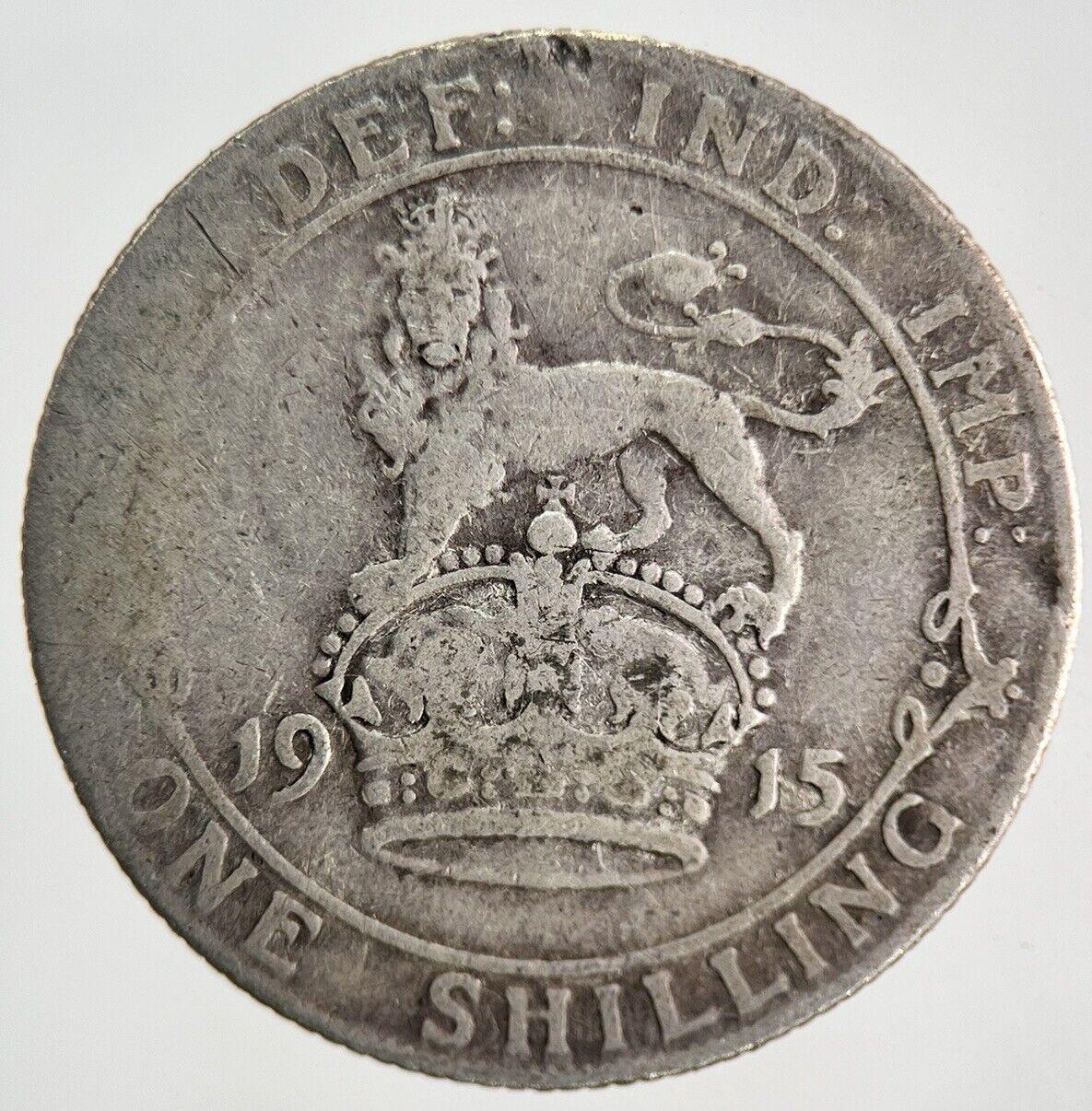 1915 George V Silver Shilling Coin | Collectable Grade