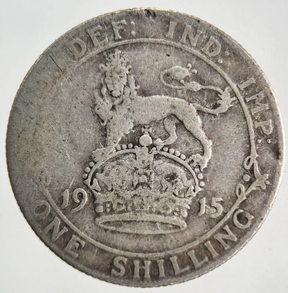 1915 George V Silver Shilling Coin | Collectable Grade