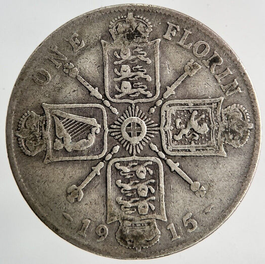 1915 George V Florin Silver Coin | Collectable Grade