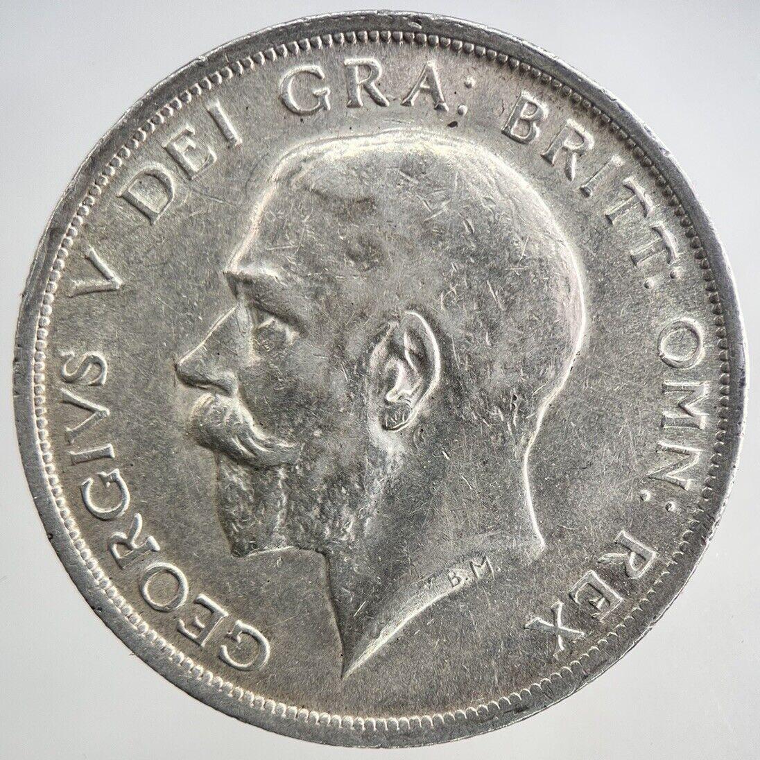 1915 George V Half-Crown Silver Coin | Very High Grade | a9265