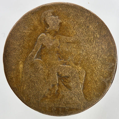 1915 George V Half-Penny Coin | Fair Grade