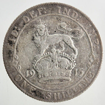 1915 George V Shilling Silver Coin | Collectable Grade
