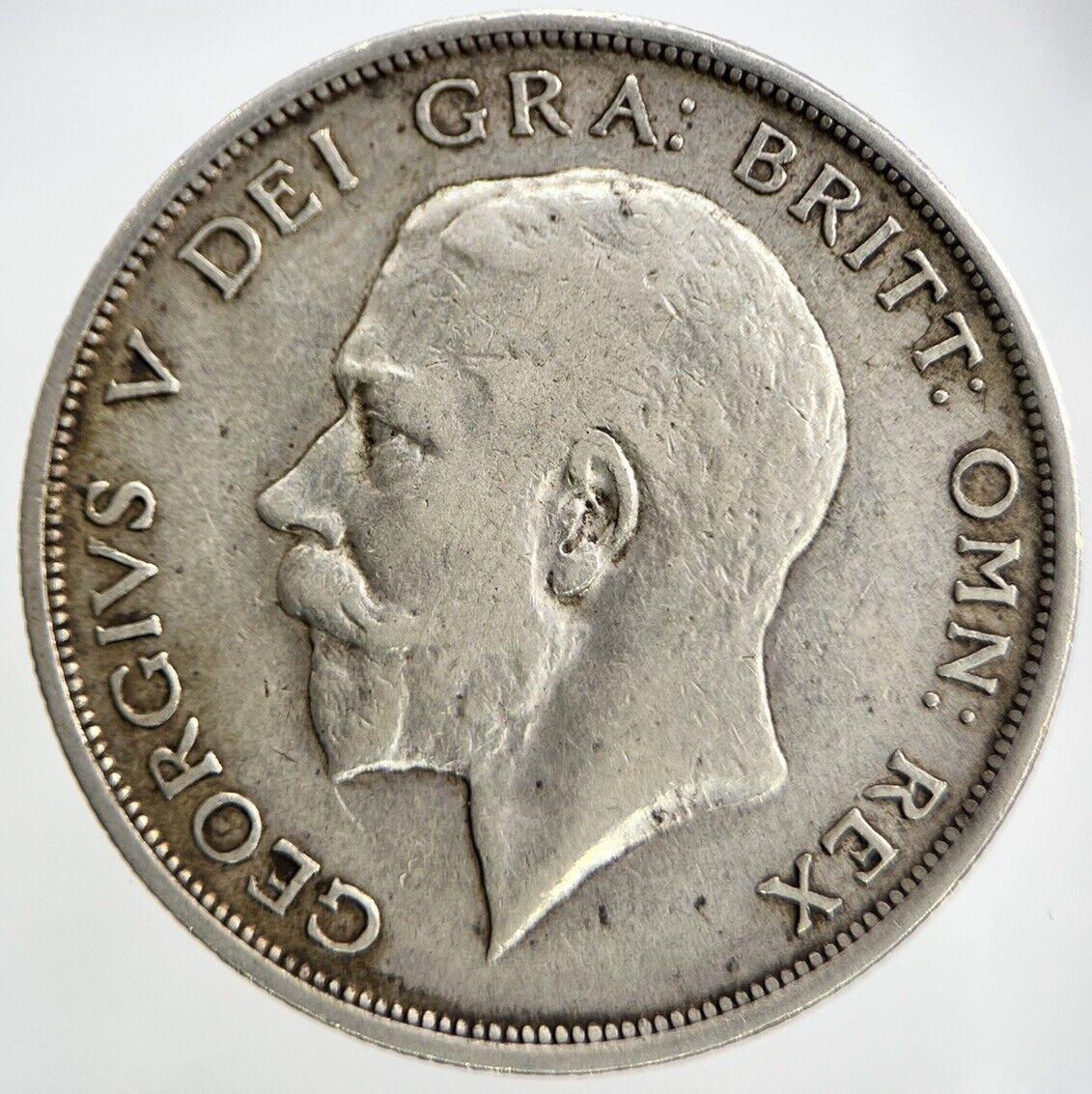 1915 George V Half-Crown | British Silver Coin | Fine Collectable Grade | a1106