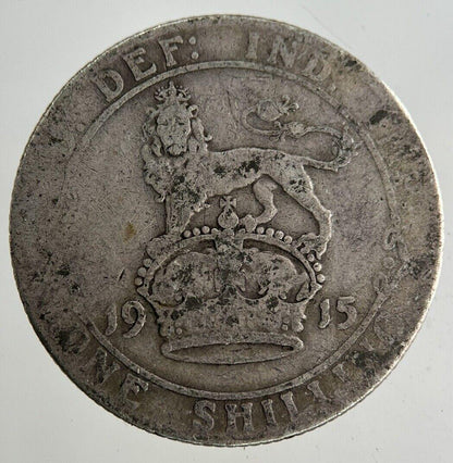 1915 George V Shilling Silver Coin | Collectable Grade