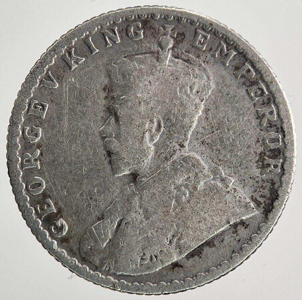 1915 India 1/4 Quarter Rupee Silver Coin | Collectable Grade | a6705
