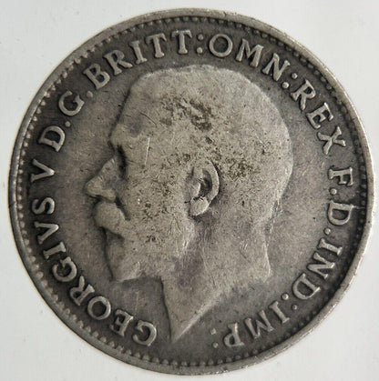 1915 George V Threepence Silver Coin | Fine Collectable Grade