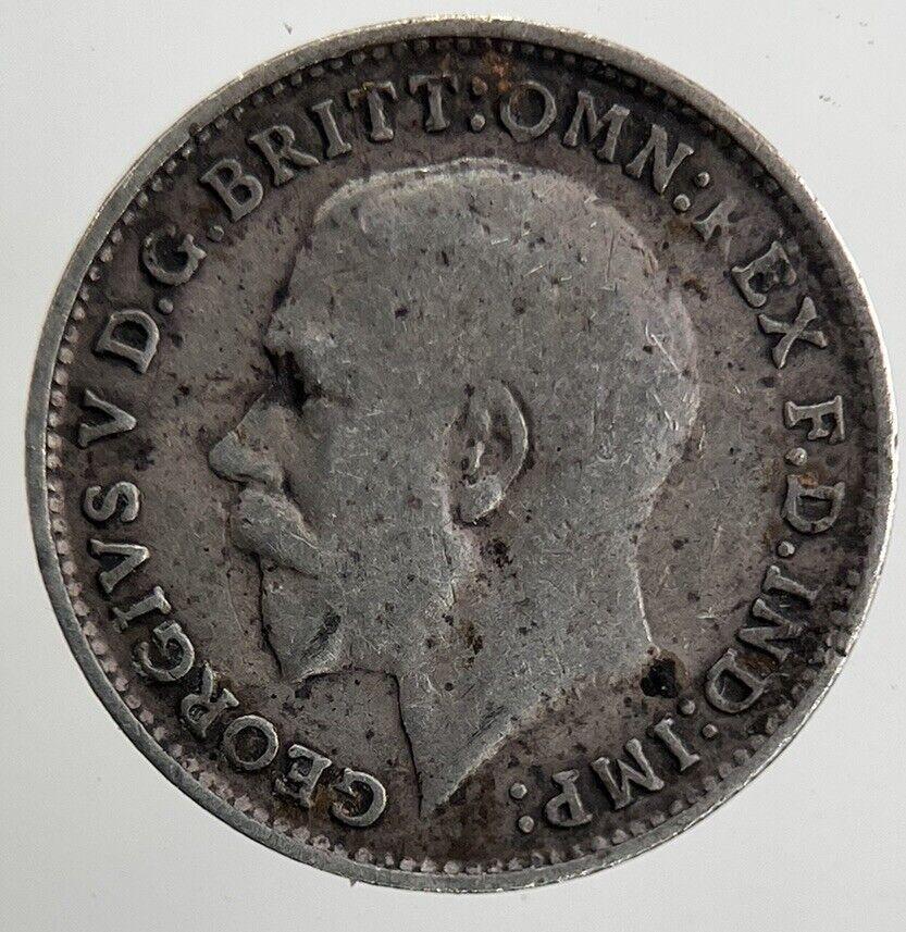 1915 George V Threepence Silver Coin | Fine Collectable Grade