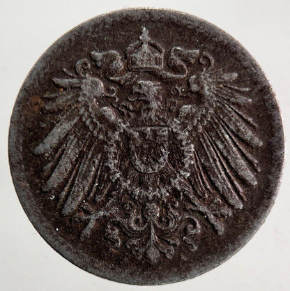 1915 Germany 5 Pfennig Coin | Fine Collectable Grade