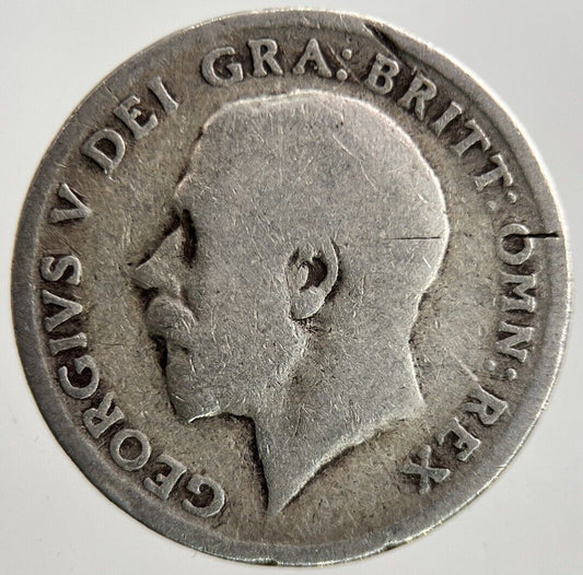 1915 George V Sixpence Silver Coin | Fair Grade