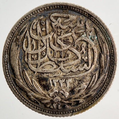 1916 Egypt 2 Piastres Silver Coin | Fine Collectable Grade
