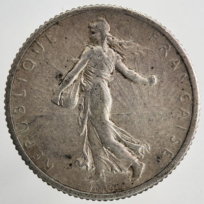 1916 France 1 Franc Silver Coin | Fine Collectable Grade | a6636
