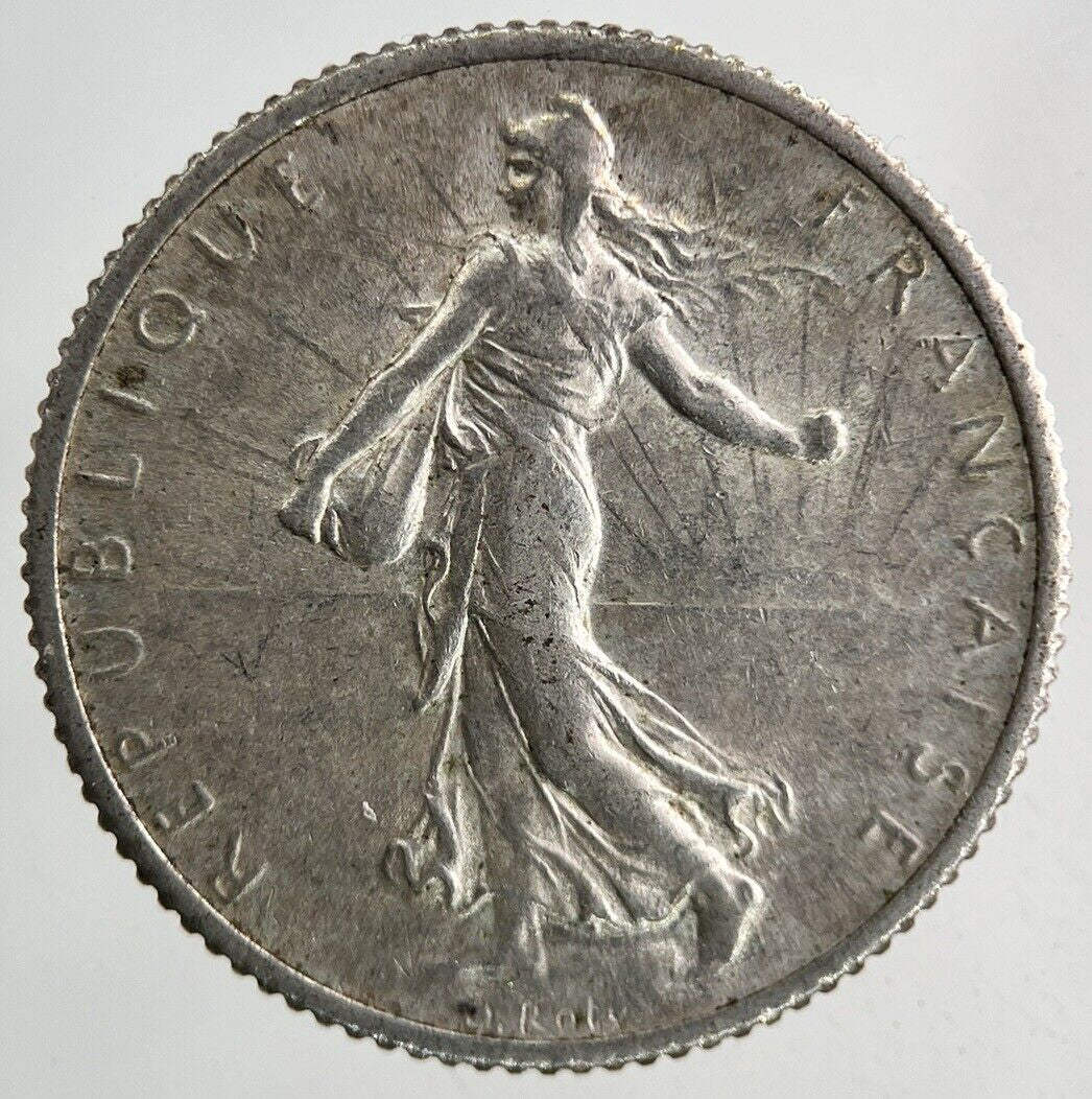 1916 France 1 Franc Silver Coin | Fine Collectable Grade
