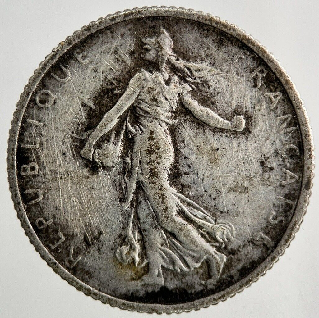 1916 France 1 Franc Silver Coin | Collectable Grade