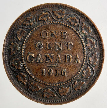 1916 Canada 1 Cent Coin | Fine Collectable Grade