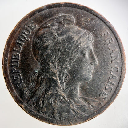 1916 France 10 Centimes Coin | Collectable Grade