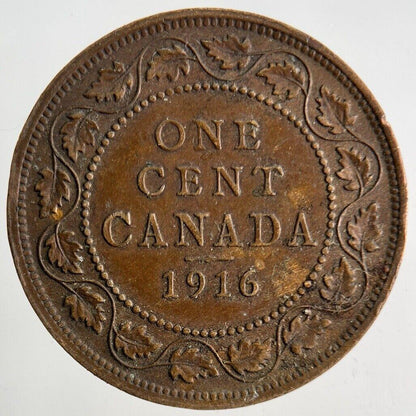 1916 Canada One Cent Coin | Fine Collectable Grade