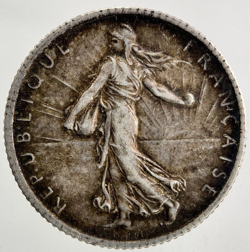 1916 France 1 Franc Silver Coin | Fine Collectable Grade