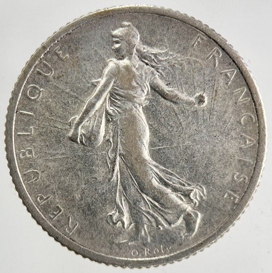 1916 France 1 Franc Silver Coin | Fine Collectable Grade