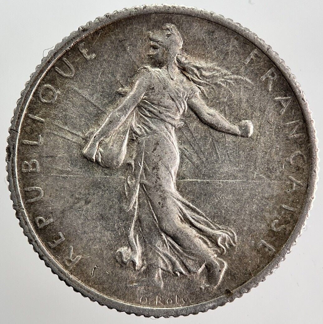 1916 France 1 Franc Silver Coin | Fine Collectable Grade