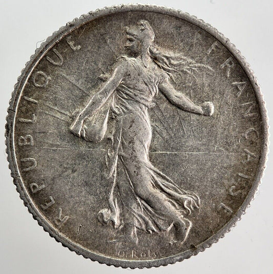 1916 France 1 Franc Silver Coin | Fine Collectable Grade