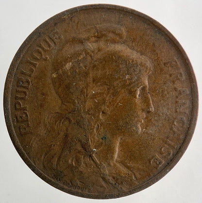 1916 France 5 Cents Centimes Coin | Fine Collectable Grade