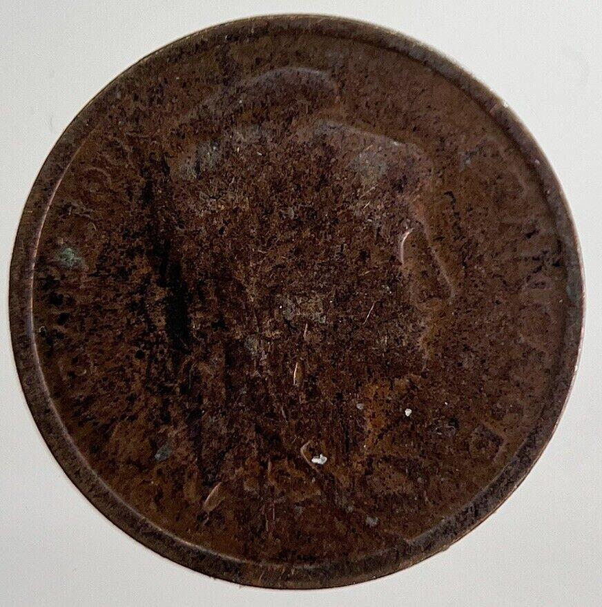 1916 France Republic 1 Un Centime Cent Coin | Fine Collectable Grade