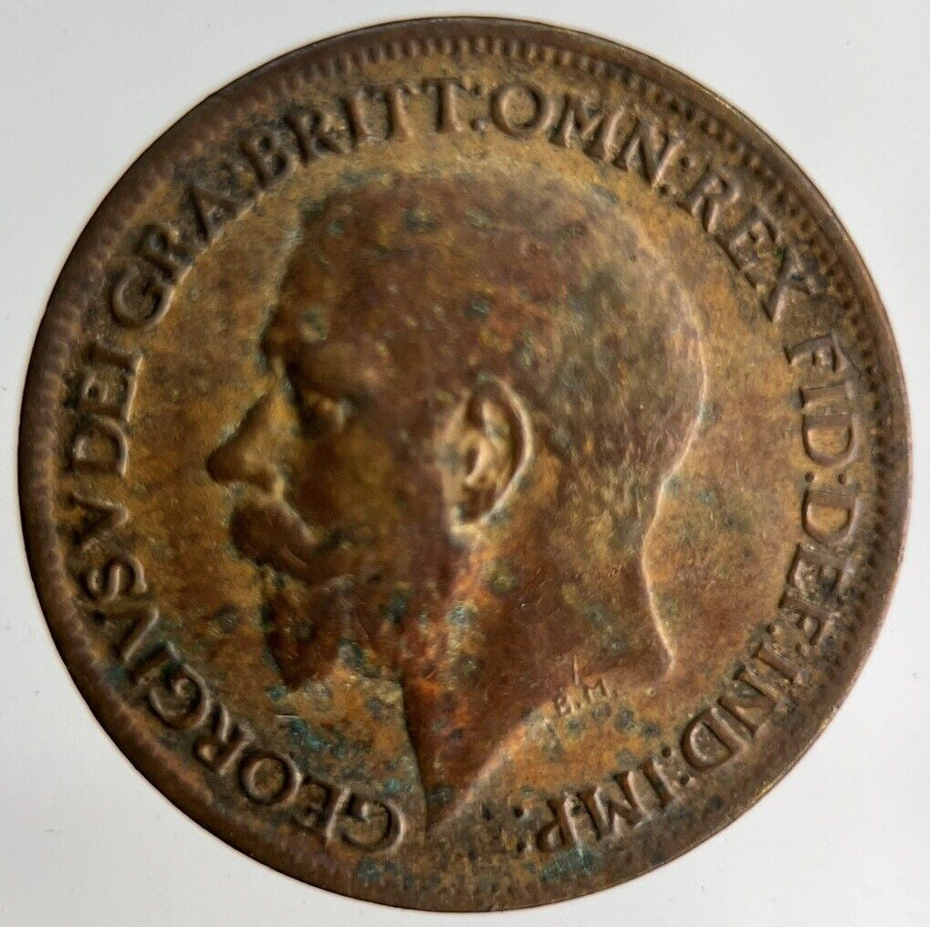 1916 George V Farthing Coin | Fine Collectable Grade