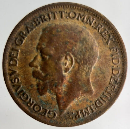 1916 George V Farthing Coin | Fine Collectable Grade