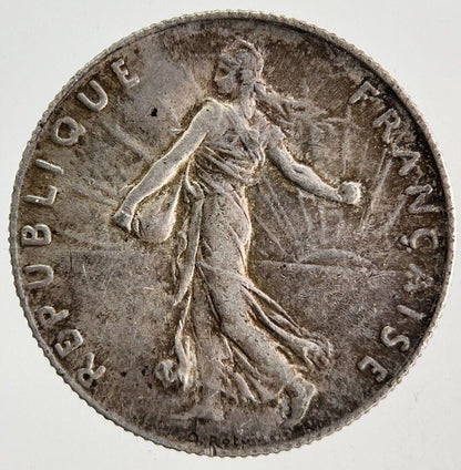 1916 France 50 Centimes Silver Coin | Very High Grade