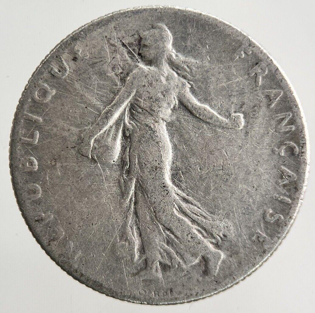 1916 France 50 Centimes Silver Coin | Collectable Grade