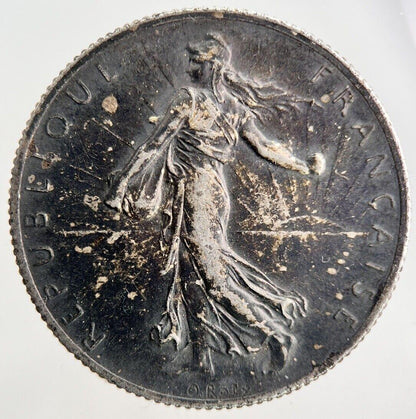 1916 France 2 Franc Silver Coin | Fine Collectable Grade