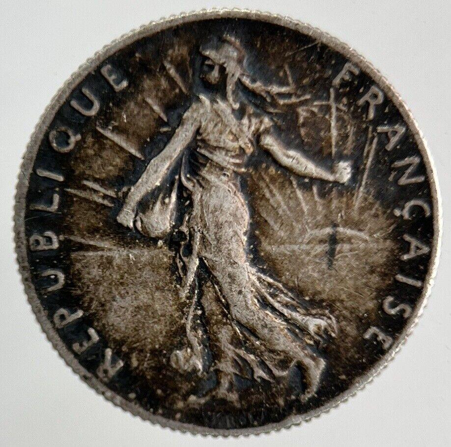 1916 France 50 Centimes Silver Coin | Fine Collectable Grade