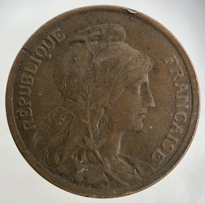 1916 France 10 Centimes Coin | Fine Collectable Grade