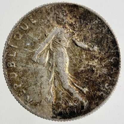 1916 France 50 Centimes Silver Coin | Fine Collectable Grade