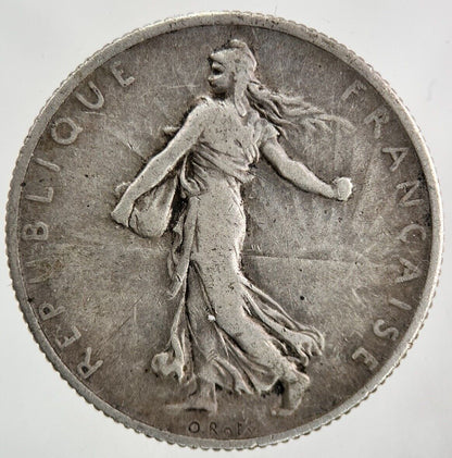 1916 France 2 Francs Silver Coin | Collectable Grade