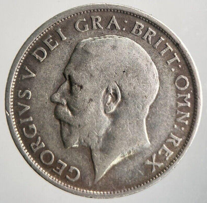 1916 George V Shilling Silver Coin | Collectable Grade | a4402