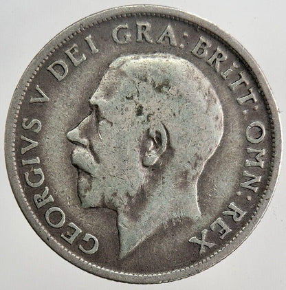 1916 George V Shilling Silver Coin | Collectable Grade | a5907