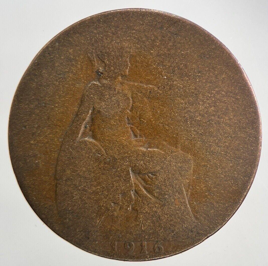 1916 George V Half-Penny Coin | Collectable Grade