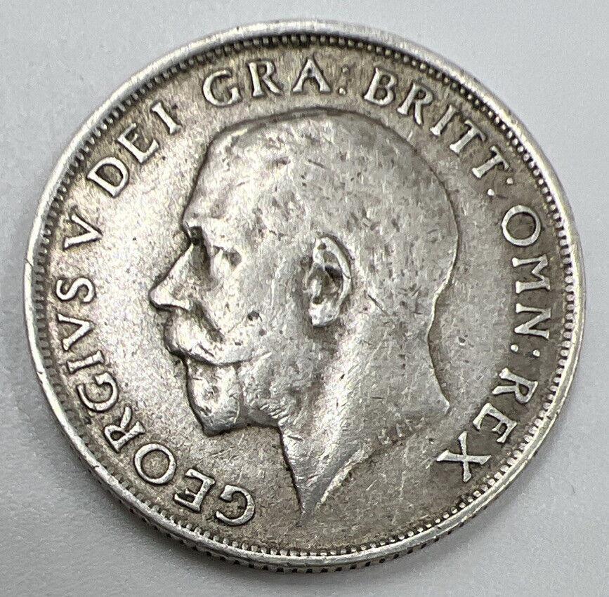 1916 George V Shilling | British Silver Coin | Very High Grade | a1231