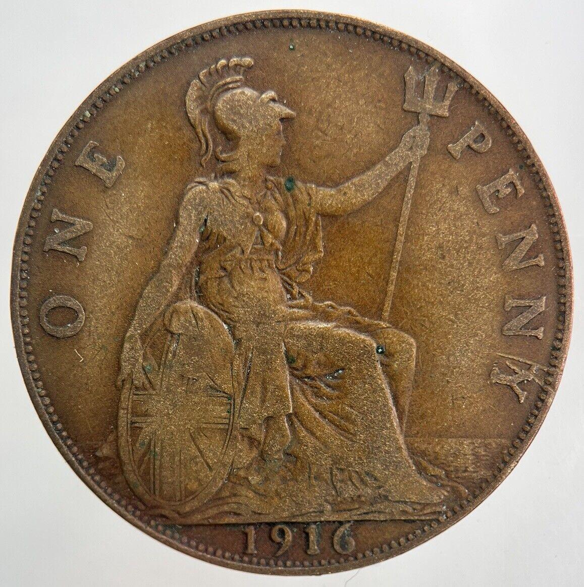 1916 George V One Penny Coin | Collectable Grade